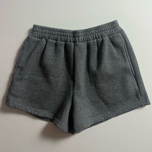 Alexander Wang Glitter Essential Shorts, Gray, Fits Size XS/S